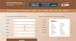 Desktop Screenshot of holidayramblerrvs.com